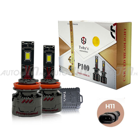 Toby's P100 Car Led Headlight 1500W - 15000LM (12 Month Warranty)