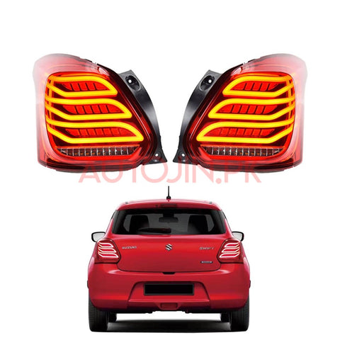 Suzuki Swift 2022 LED Tail Lamps Red